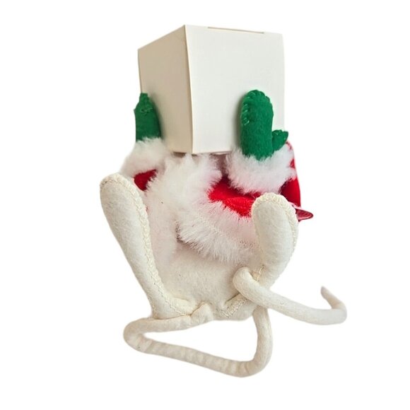 Vtg Annalee‎ Mobilitee Santa Mouse w/Gift 1994 Made in USA 6" Rare - Picture 8 of 10